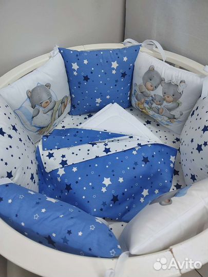 Бортики в кроватку