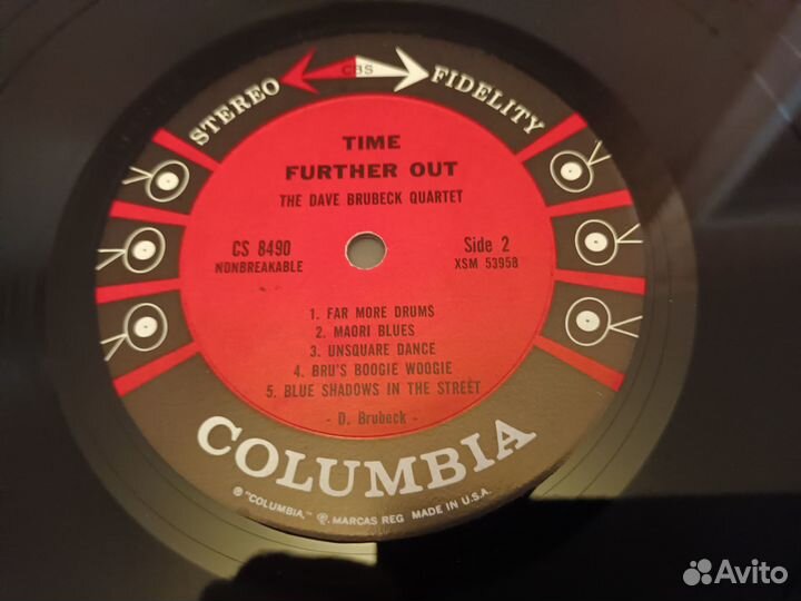 LP Dave Brubeck Time Further Out (USA) NM 1-st pre