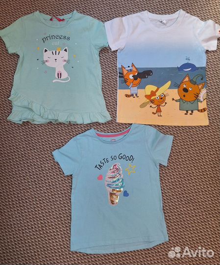 Бронь. Летняя одежда на девочку, размер 116-122