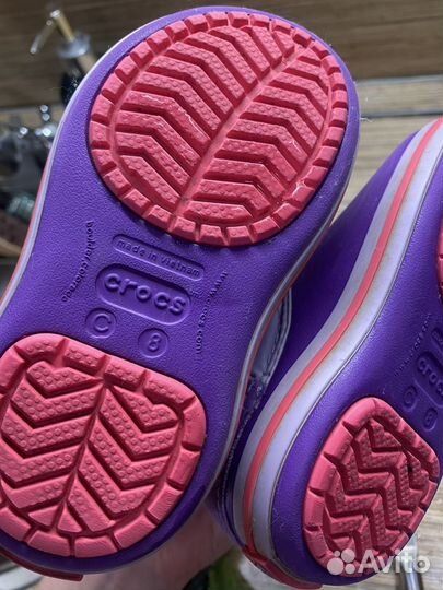 Сапоги демисезон детские crocs