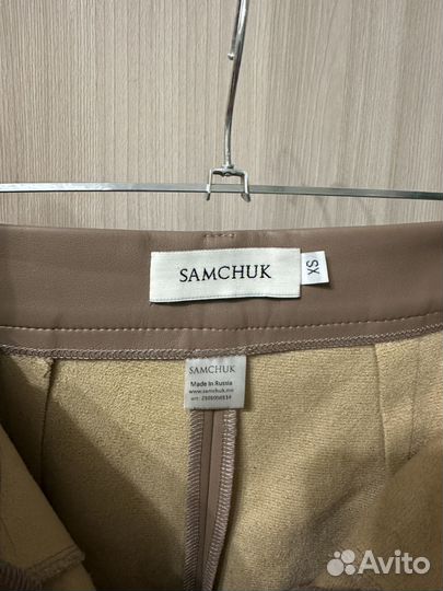 Samchuk XS кожаные брюки