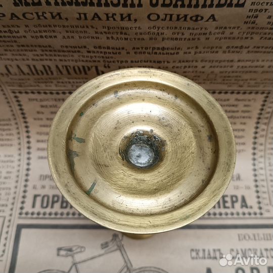 Подсвечник латунный (3)