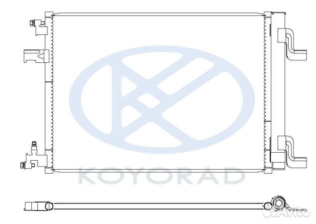 Радиатор кондиционера Opel Astra J