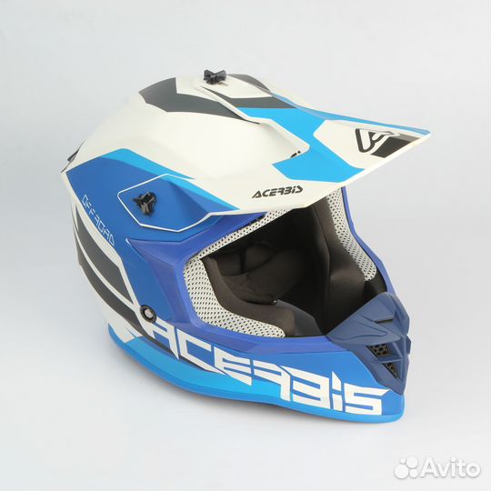 Шлем Acerbis Linear (Красный/Белый, S)