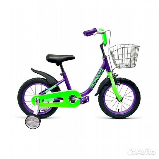 Детский велосипед Forward Barrio 16 (фиолетовый)
