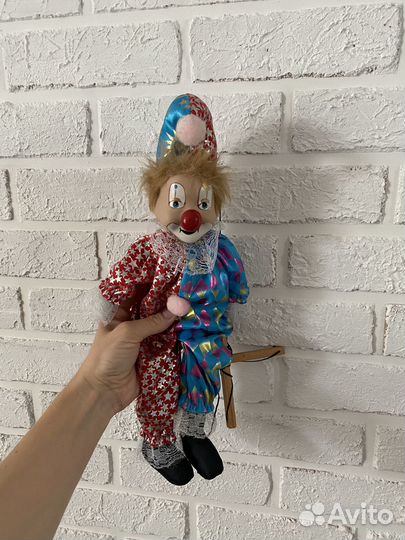 Кукла на веревочках/клоун/марионетка