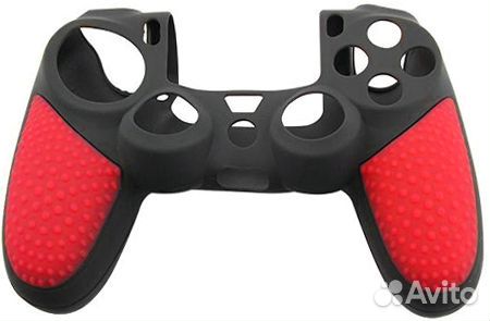 Силиконовый чехол Non-Slip для DualShock 4 (черный