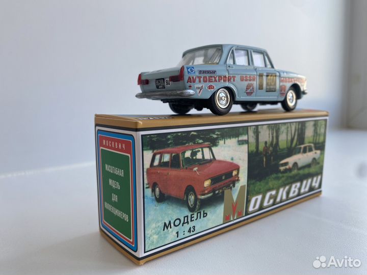 Модели автомобилей 1 43 СССР Москвич 412 ралли
