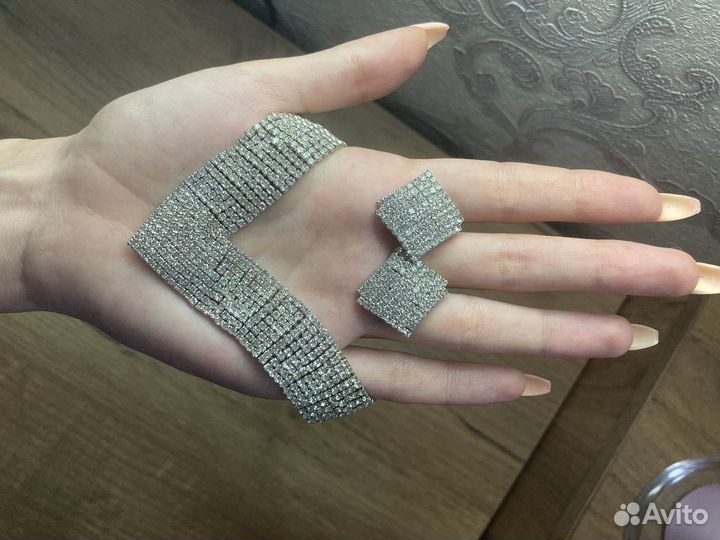 Ожерелье,серьги,браслет