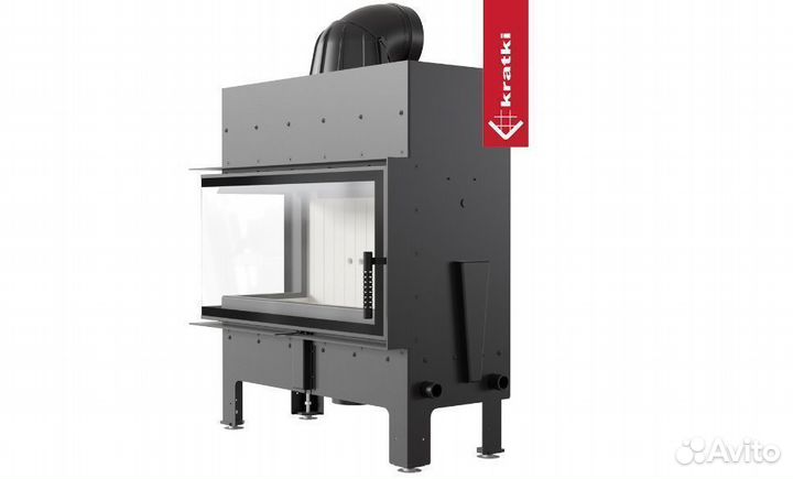 Каминная топка флоки левая 12кВт 200 черный