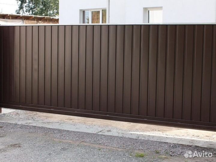 Откатные ворота 