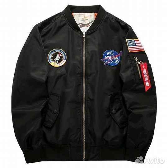 Бомбер Nasa solar m2 Чёрный