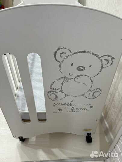 Детская кроватка Micuna Sweet Bear 120*60 + матрас