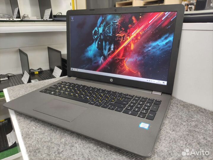 Свежий ноутбук HP 250 240GB SSD