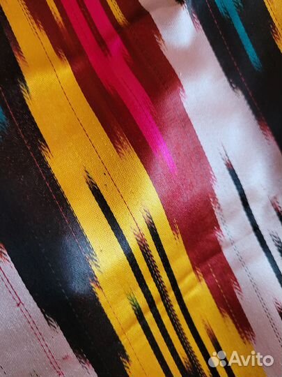 Ткань адрас шелк 3м восточная узбекская нац