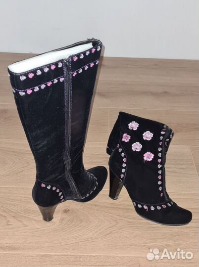 Сапоги демисезонные женские 39