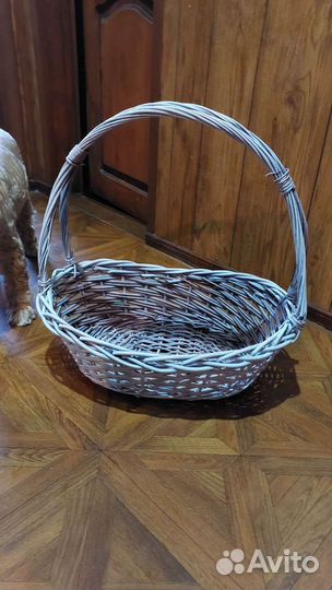 Корзина плетеная большая лоза