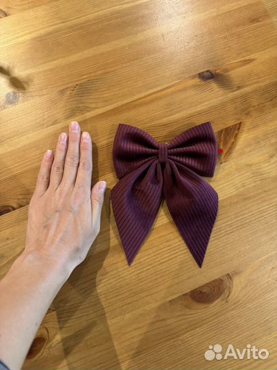 Бант вельветовый