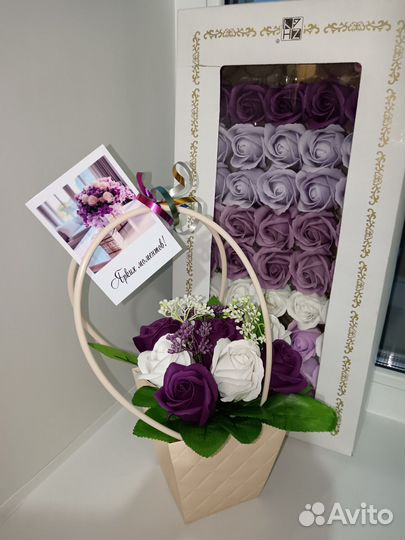 Мыльные букеты