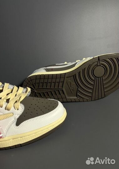 Кроссовки Travis Scott x Air Jordan 1 Люкс