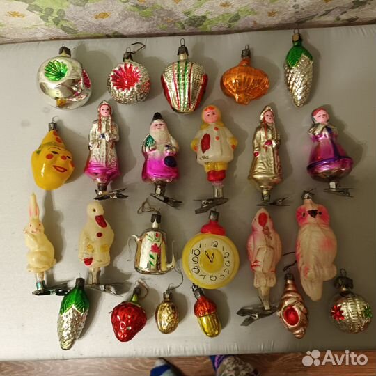 Елочные игрушки СССР
