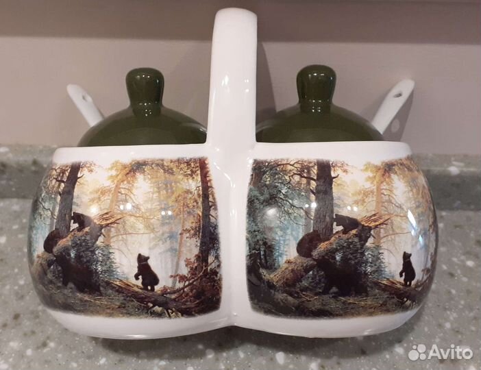 Набор для специй, соусница