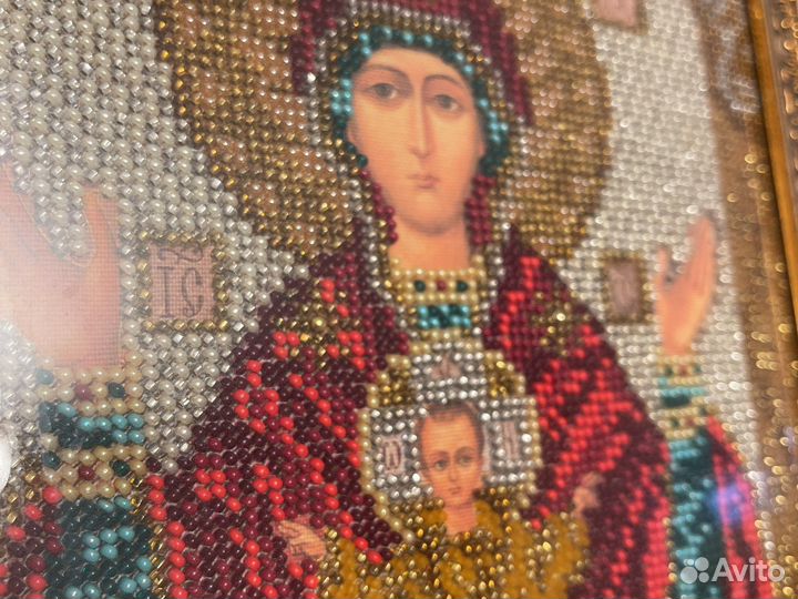Икона вышитая бисером