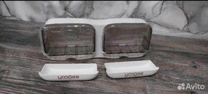 Настенный держатель для мыла, мыльница,пластиковая