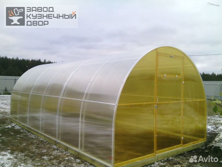 Теплица 3 на 6Теплица усиленная с поликарбонатом