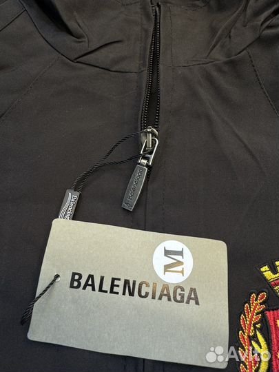 Balenciaga 24SS Paris Soccer Jacket in Black