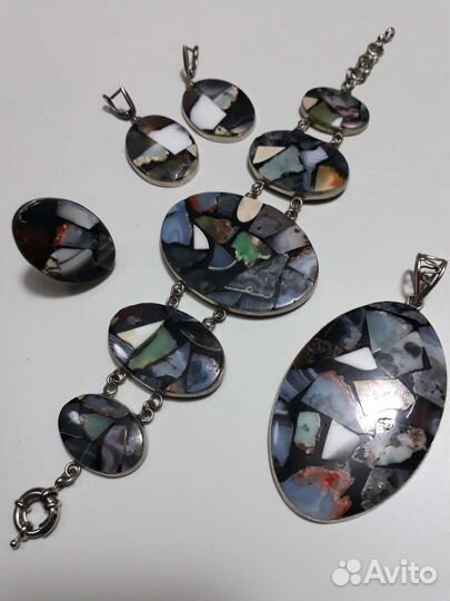 Гарнитуры Мозаика Агат Яшма