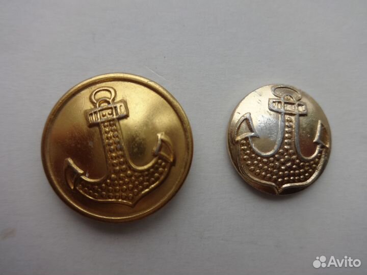 Пуговицы адмиральские винтажные