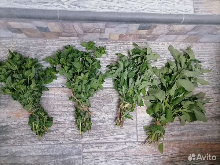 Букет для чая-6 трав;Мята,Мелисса,Зверобой - пучки