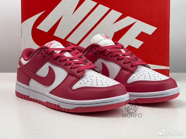 Кроссовки женские nike dunk low archeo pink