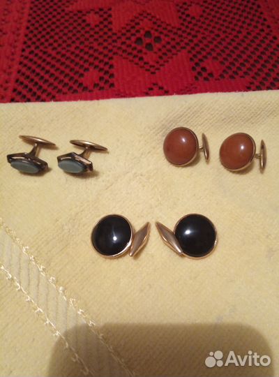 Запонки мужские СССР Винтаж