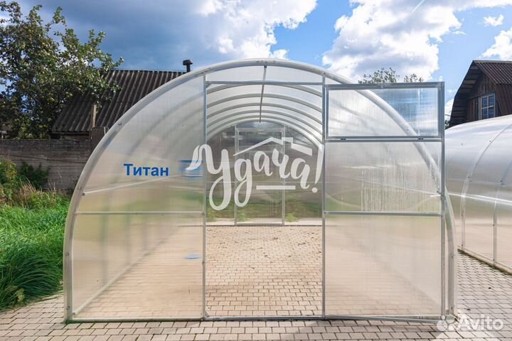 Теплица с поликарбонатом усиленная