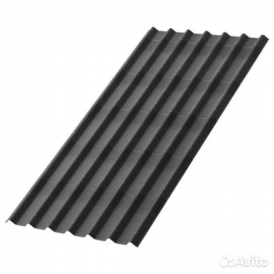 Ондулин черепица 1950х960 мм графит 3.3мм