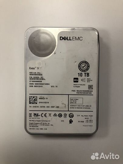 Диск Dell 10T for SC9000 / SC460 / 01DC16 / 1DC16