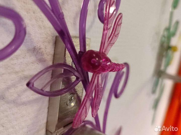 Опора для вьющихся цветов стрекоза, комплект 2 шт