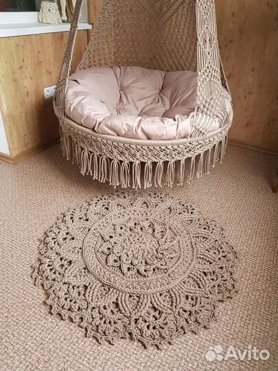 Вязаный ковер