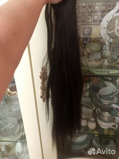 Волосы на заколках