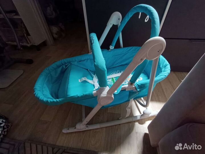 Кресло шезлонг люлька для детей
