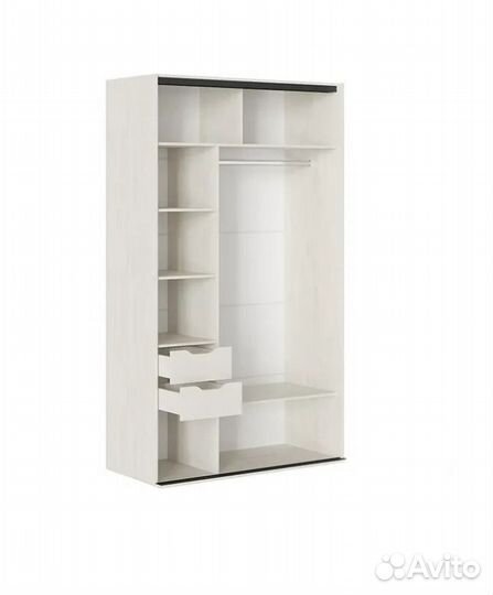 Шкаф-купе Галактика 1.35 м камень шелковый / лакоб