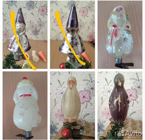 Ёлочные игрушки СССР