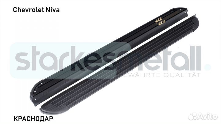 Пороги подножки Chevrolet Niva Comfort