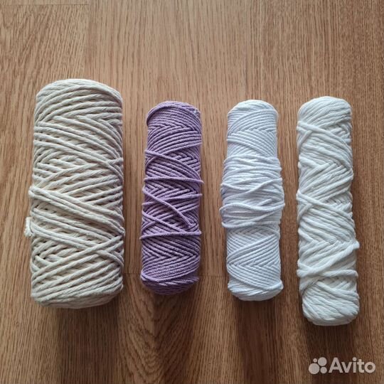 Шнур шпагат хлопковый для макраме