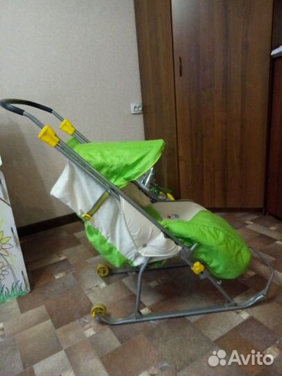 Коляска санки