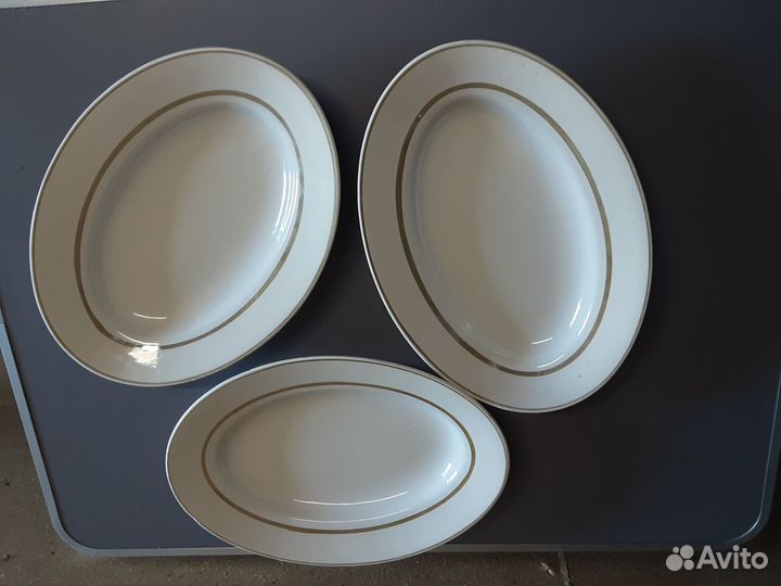 Блюдо большое овальное СССР