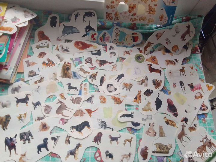 Наклейки много 2д/3д