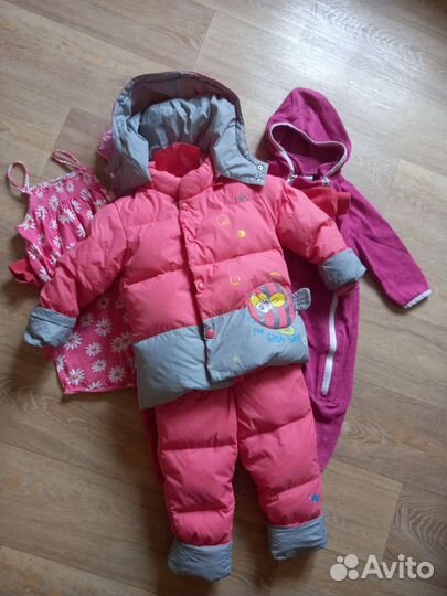 Вещи пакетом для девочки 80 86